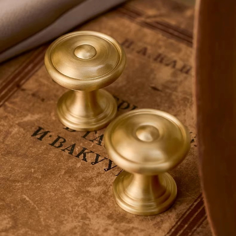 Núm tay nắm tủ đồng tròn bo mềm Classic YTTBS02 | Flexdecor VN | 14