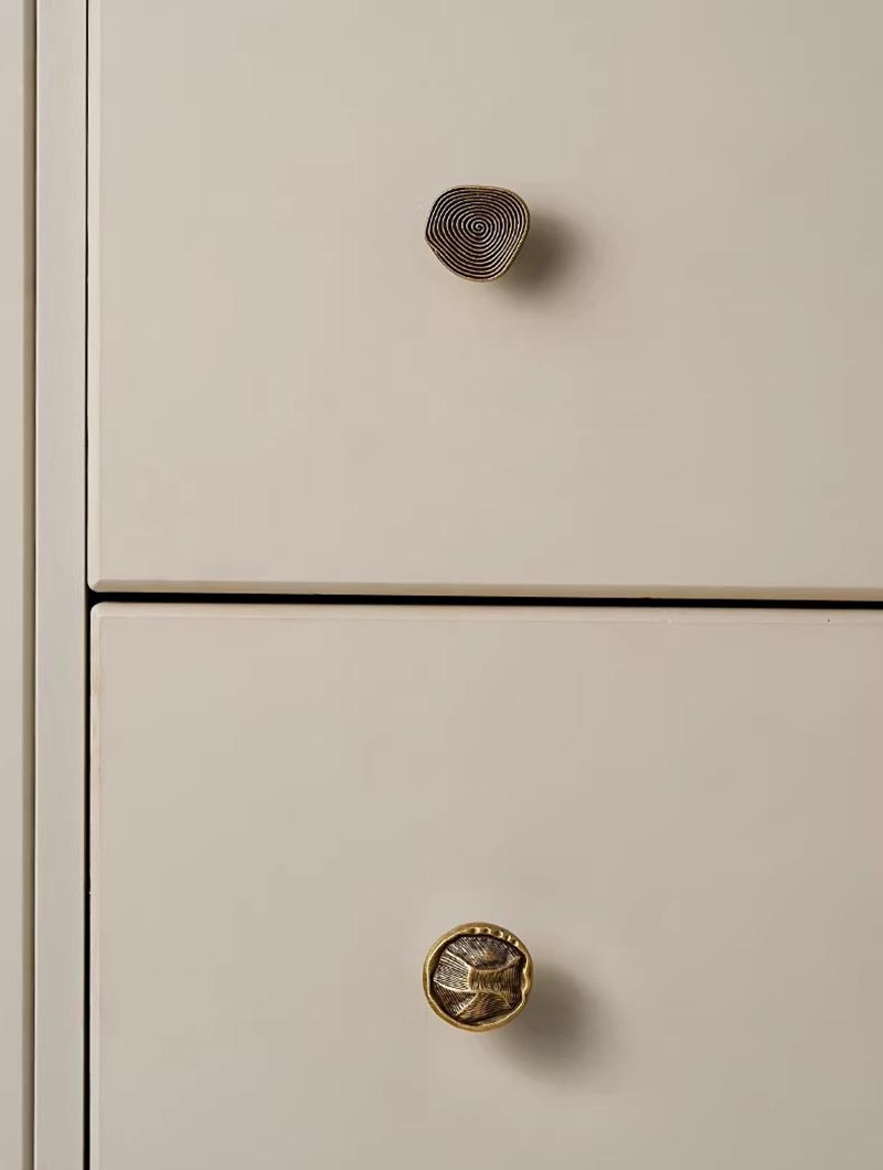 Núm tay nắm tủ đồng vân sóng cổ điển NLGTS02 | Flexdecor VN | 15