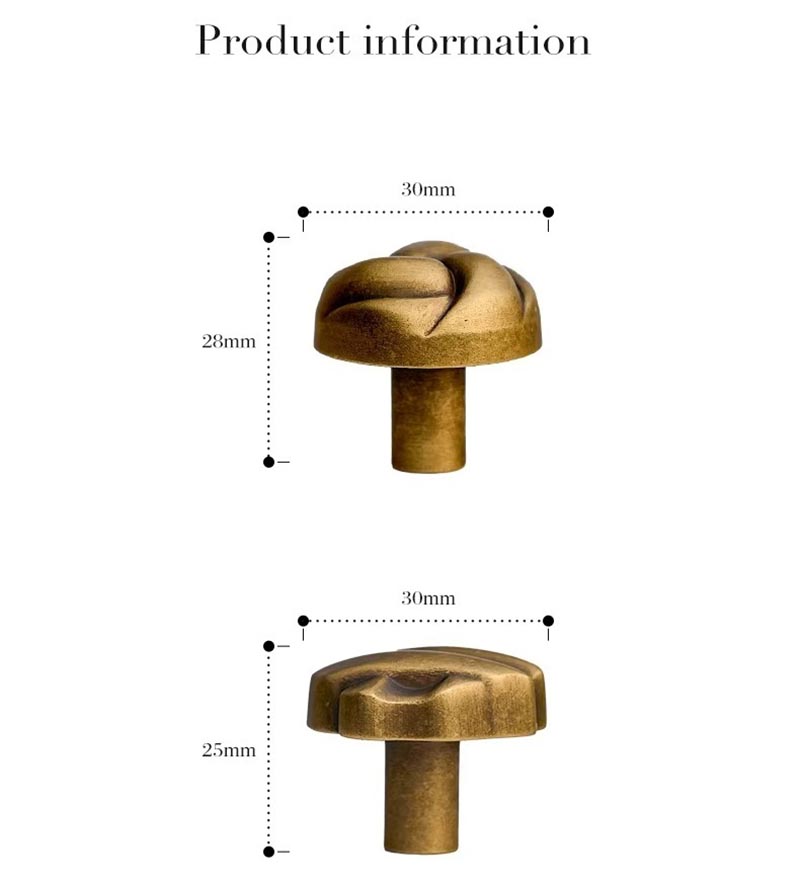 Núm tay nắm tủ nút thắt cổ điển Vintage Knot SJGTS02 | Flexdecor VN | 26