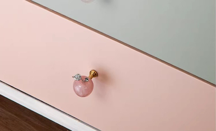 Núm tay nắm tủ quả táo bằng đá cẩm thạch YKS23123 | Flexdecor VN | 9