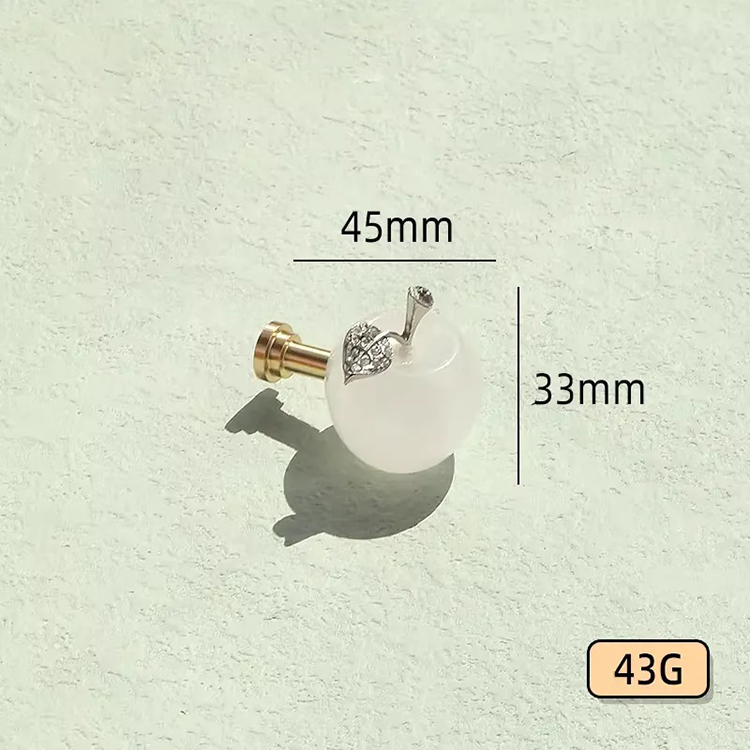 Núm tay nắm tủ quả táo bằng đá cẩm thạch YKS23123 | Flexdecor VN | 19