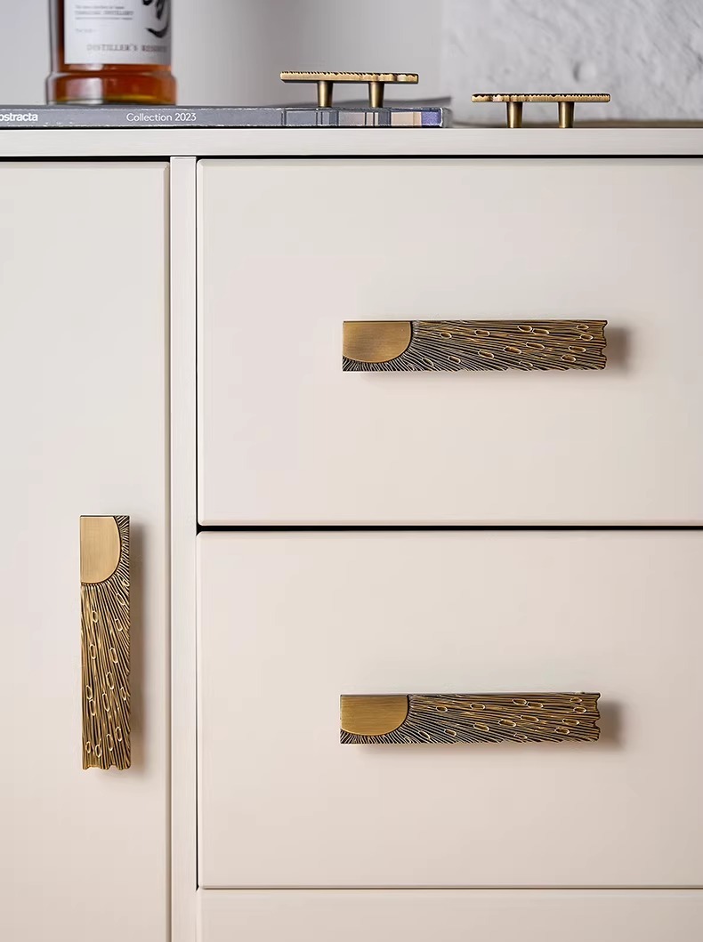 Tay nắm tủ đồng ánh dương cổ điển YYTLS04 | Flexdecor VN | 13