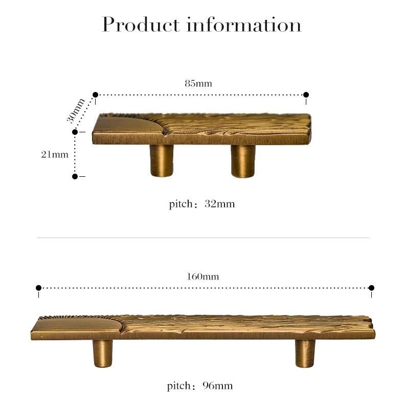 Tay nắm tủ đồng ánh dương cổ điển YYTLS04 | Flexdecor VN | 33