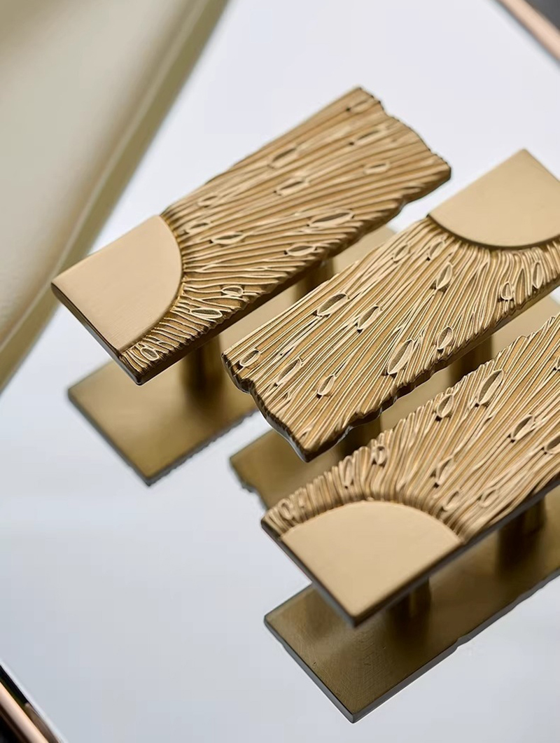 Tay nắm tủ đồng ánh dương hoàng kim YYTLS05 | Flexdecor VN | 15