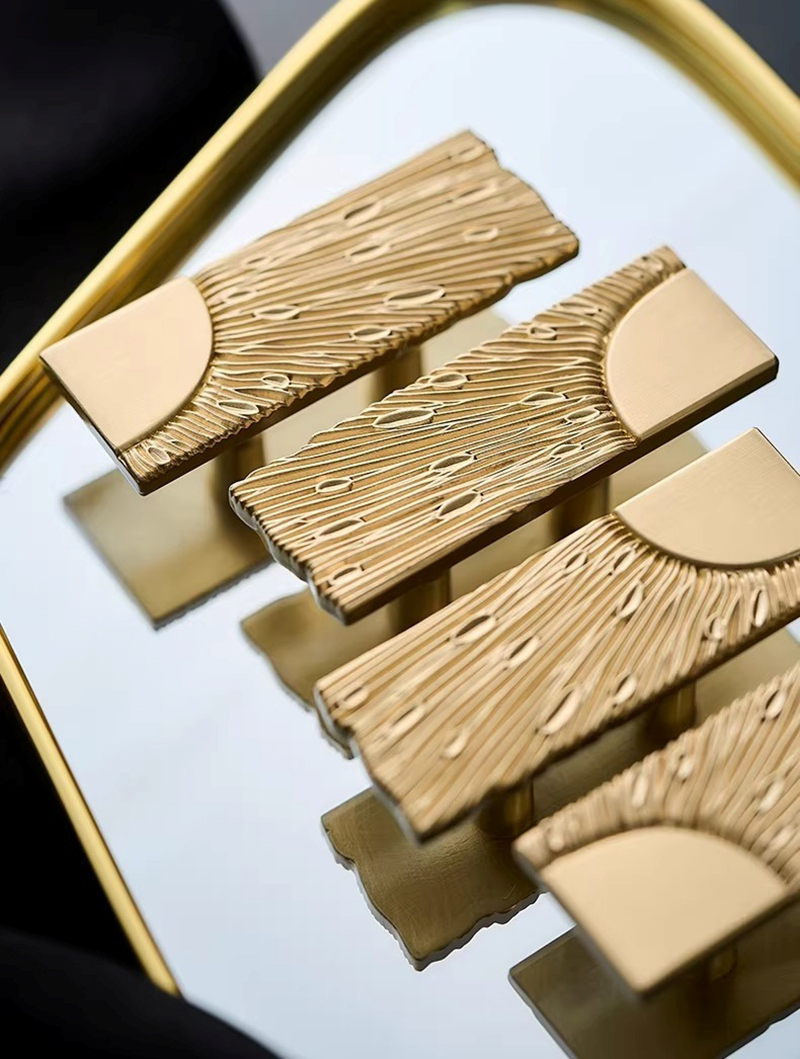 Tay nắm tủ đồng ánh dương hoàng kim YYTLS05 | Flexdecor VN | 13