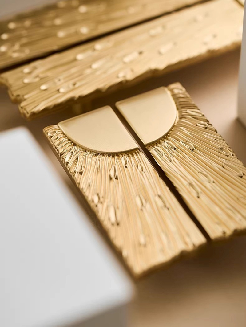 Tay nắm tủ đồng ánh dương hoàng kim YYTLS05 | Flexdecor VN | 11