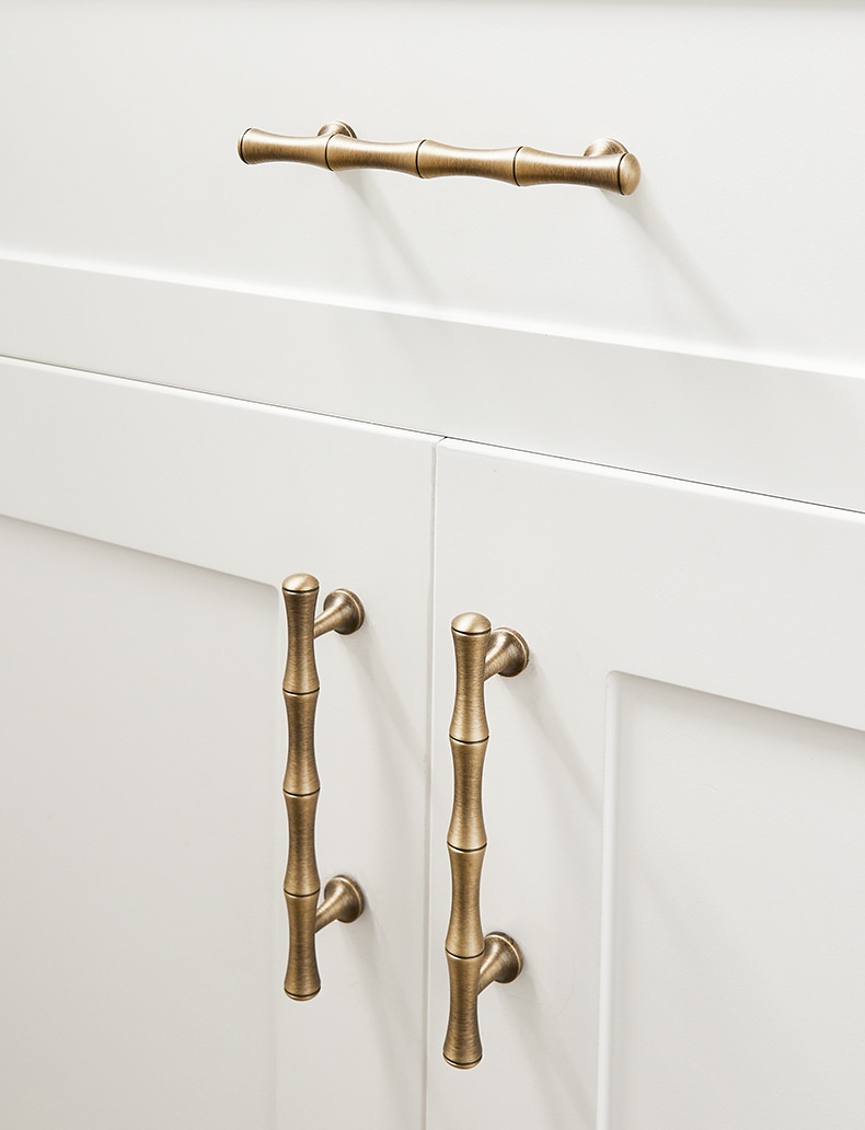 Tay nắm tủ đồng đốt tre tối giản Modern Bamboo KPA9251 | Flexdecor VN | 13