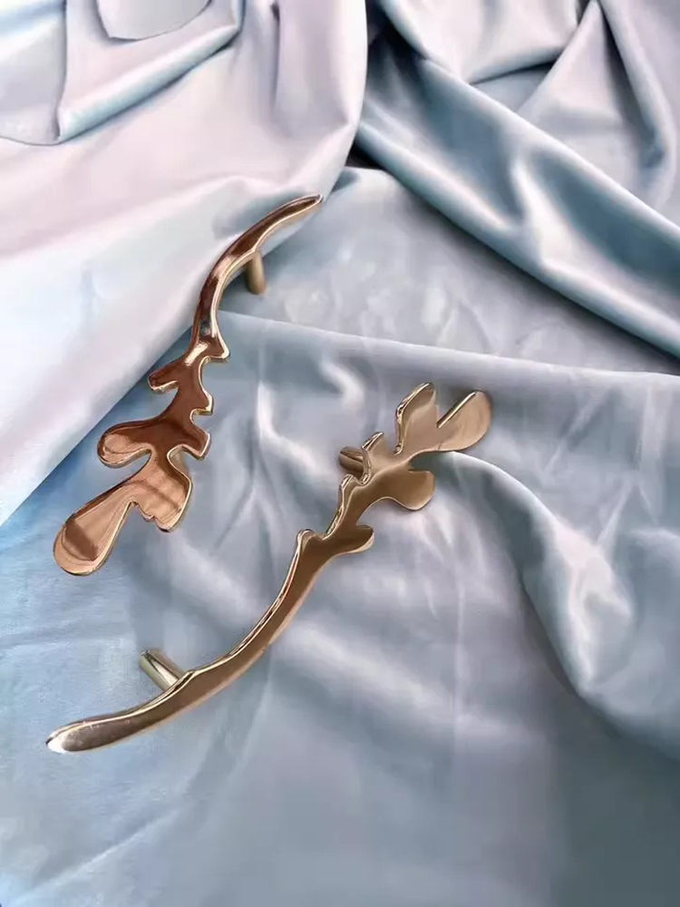 Tay nắm tủ đồng thau kiểu dáng chiếc lá YKS8910 | Flexdecor VN | 27