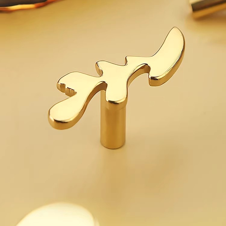 Tay nắm tủ đồng thau kiểu dáng chiếc lá YKS8910 | Flexdecor VN | 19