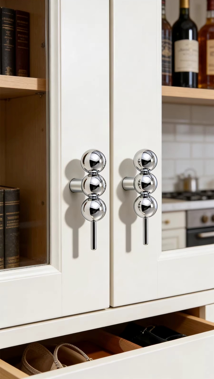 Tay nắm tủ hợp kim hình cây hồ lô KHYD854 | Flexdecor VN | 6