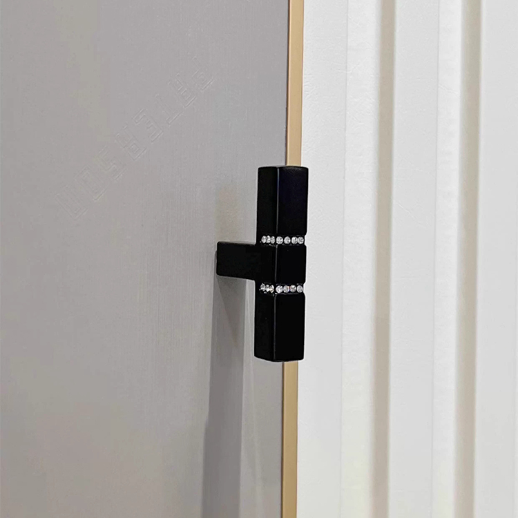 Tay nắm tủ quần áo hợp kim khảm pha lê J16BL | Flexdecor VN | 15