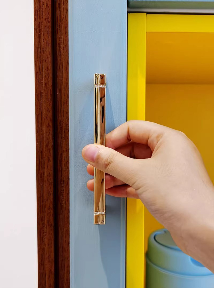 Tay nắm tủ quần áo hợp kim khảm đá J16Y | Flexdecor VN | 17