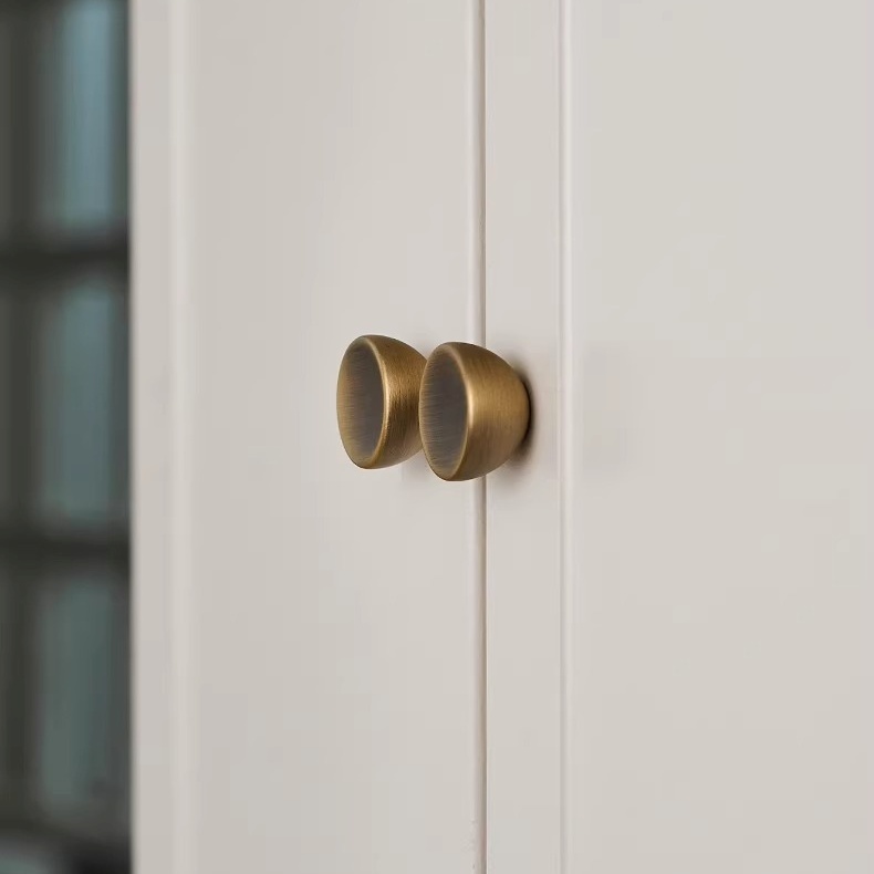 Núm tay nắm tủ đồng đặc ruột Vintage WYGTS02 | Flexdecor VN | 24