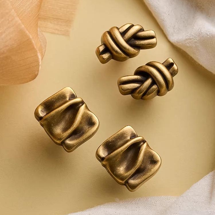 Núm tay nắm tủ đồng nút thắt cổ điển TZGTS02 | Flexdecor VN | 9