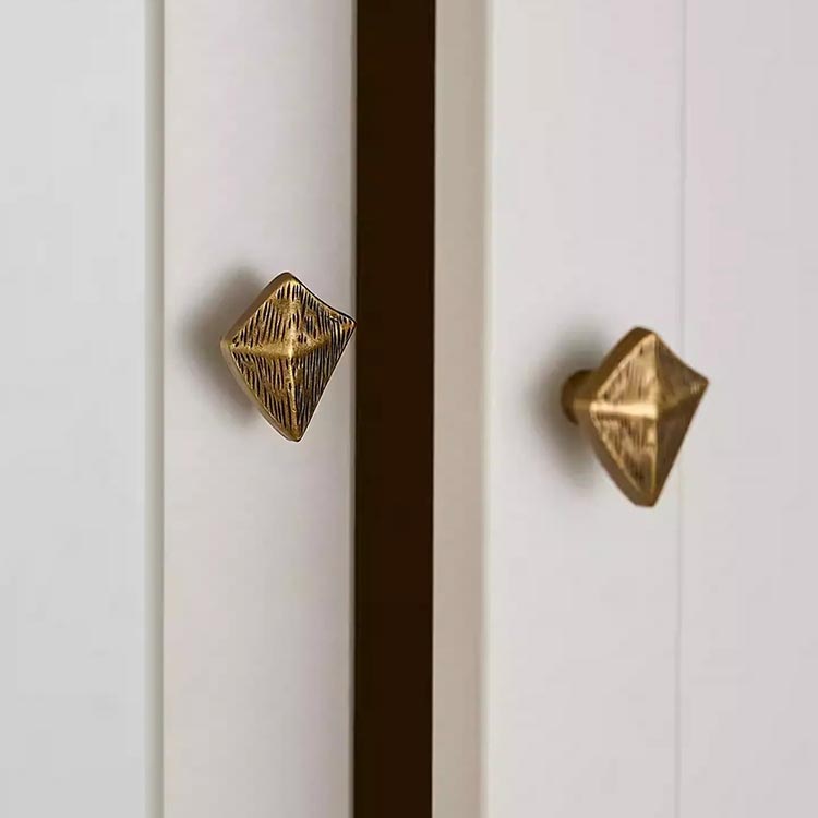 Núm tay nắm tủ đồng thau viên sỏi Vintage SCGTS02 | Flexdecor VN | 23