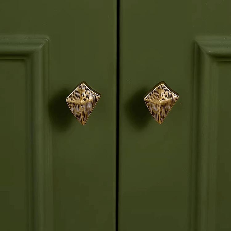 Núm tay nắm tủ đồng thau viên sỏi Vintage SCGTS02 | Flexdecor VN | 21