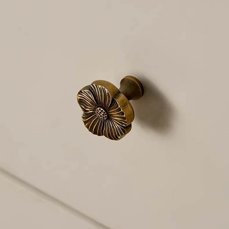 Núm tay nắm tủ hoa nổi phong cách Vintage Bloom HTGTS02 | Flexdecor VN | 17
