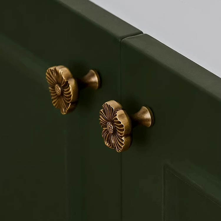 Núm tay nắm tủ hoa nổi phong cách Vintage Bloom HTGTS02 | Flexdecor VN | 23