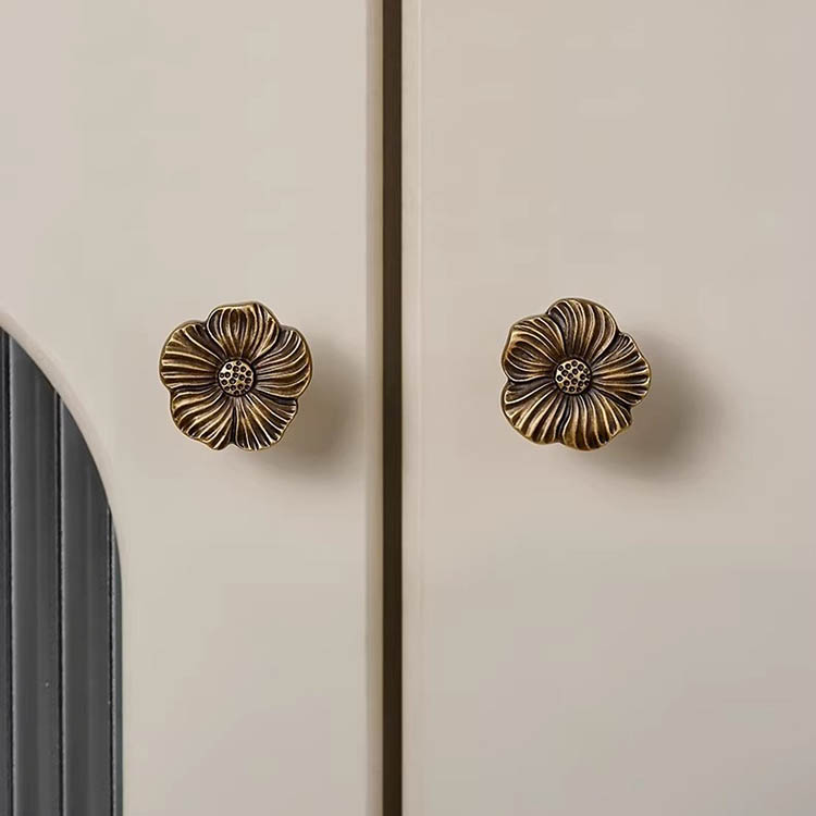 Núm tay nắm tủ hoa nổi phong cách Vintage Bloom HTGTS02 | Flexdecor VN | 21