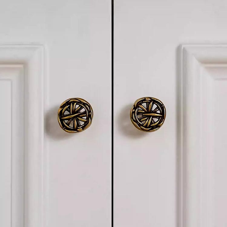 Núm tay nắm tủ họa tiết đan thủ công Vintage ZWGTS02 | Flexdecor VN | 28