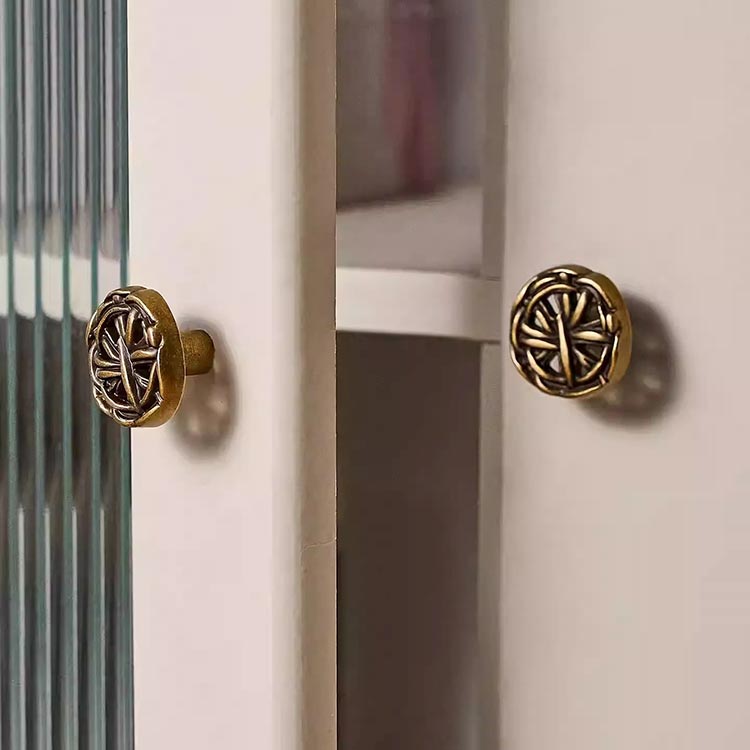 Núm tay nắm tủ họa tiết đan thủ công Vintage ZWGTS02 | Flexdecor VN | 26