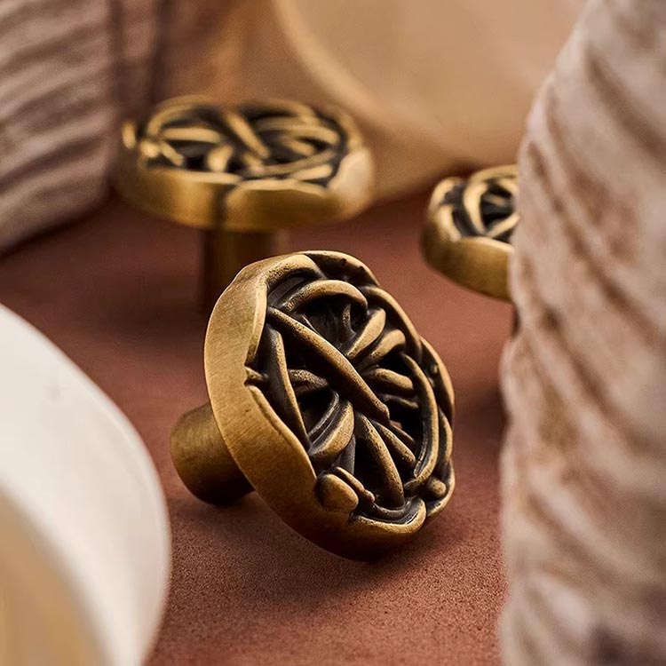 Núm tay nắm tủ họa tiết đan thủ công Vintage ZWGTS02 | Flexdecor VN | 14
