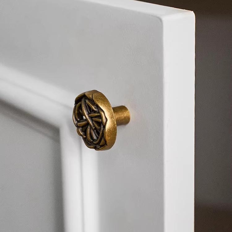 Núm tay nắm tủ họa tiết đan thủ công Vintage ZWGTS02 | Flexdecor VN | 22