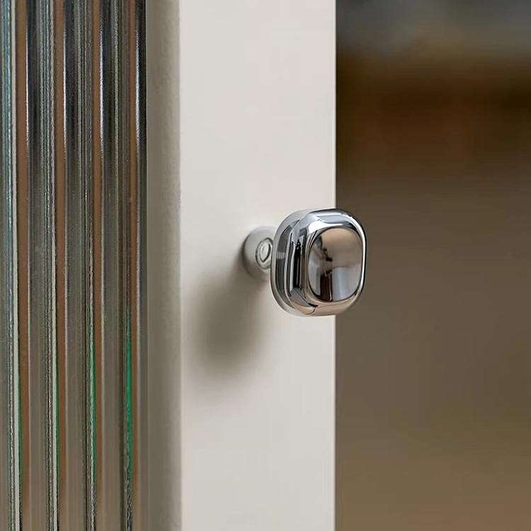 Núm tay nắm tủ màu bạc gương dáng vuông LKDDY04 | Flexdecor VN | 20