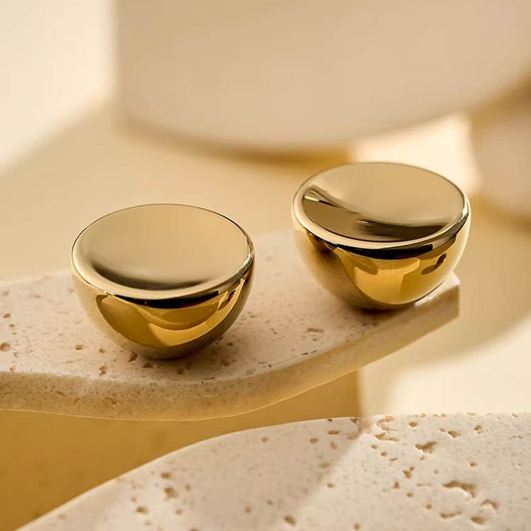 Núm tay nắm tủ tròn đặc đồng vàng bóng WYDDJ04 | Flexdecor VN | 11