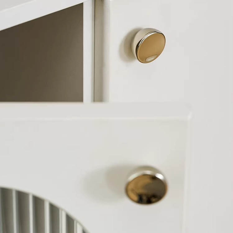 Núm tay nắm tủ tròn đặc màu bạc Niken WYNY05 | Flexdecor VN | 28