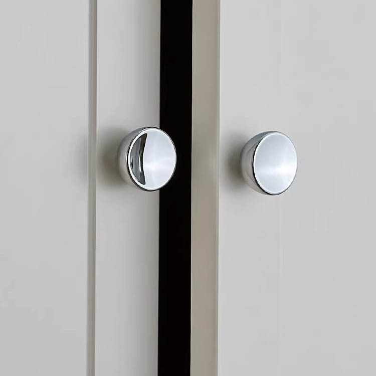 Núm tay nắm tủ tròn đặc màu bạc WYDDY03 | Flexdecor VN | 26