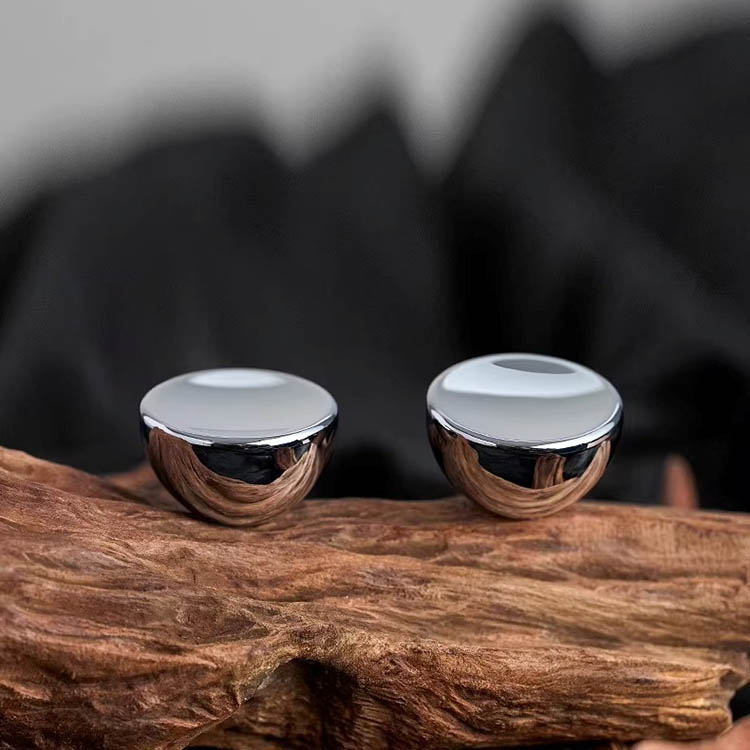 Núm tay nắm tủ tròn đặc màu bạc WYDDY03 | Flexdecor VN | 12