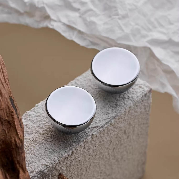 Núm tay nắm tủ tròn đặc màu bạc WYDDY03 | Flexdecor VN | 10