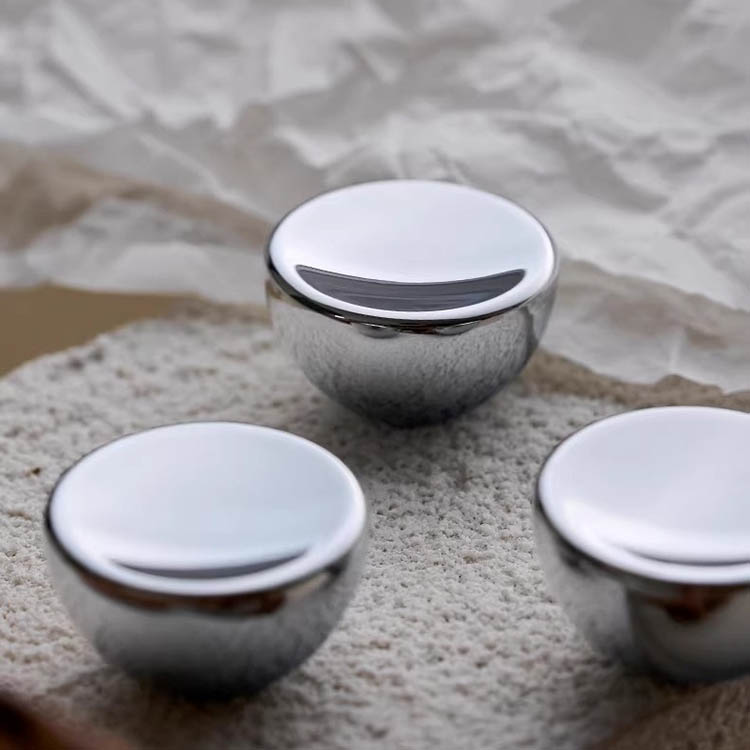 Núm tay nắm tủ tròn đặc màu bạc WYDDY03 | Flexdecor VN | 8