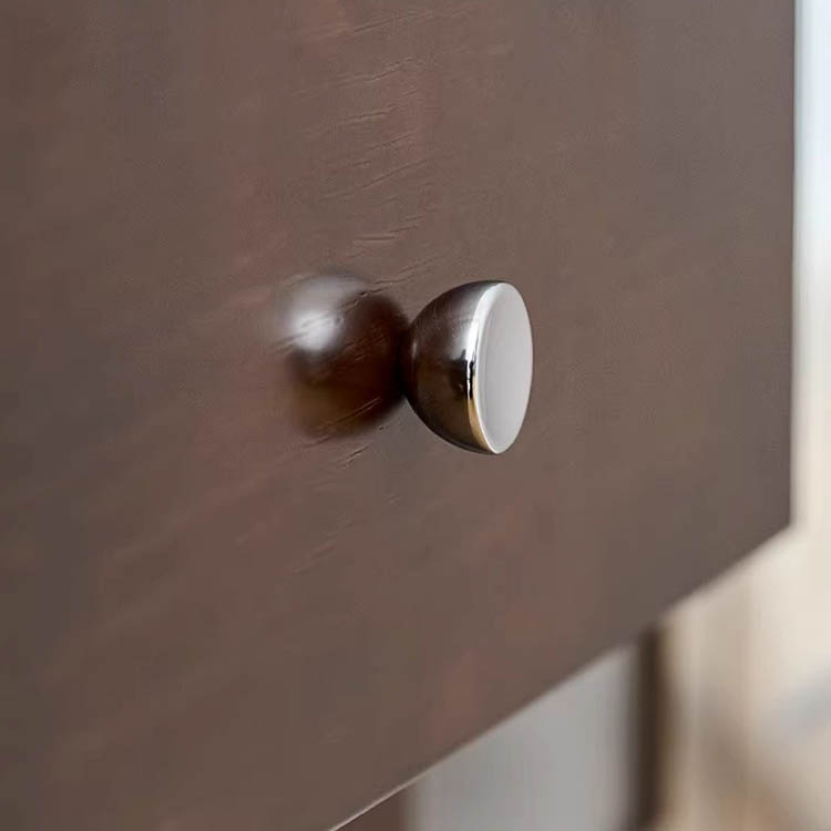 Núm tay nắm tủ tròn đặc màu bạc WYDDY03 | Flexdecor VN | 28