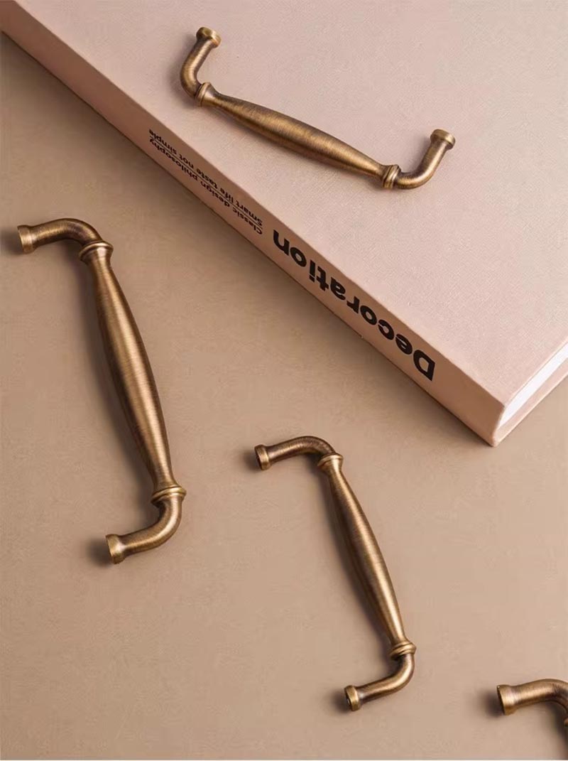 Tay nắm tủ đồng thau Vintage cao cấp DOR91 | Flexdecor VN | 9