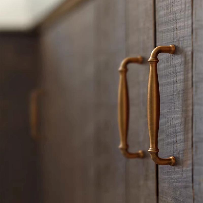 Tay nắm tủ đồng thau Vintage cao cấp DOR91 | Flexdecor VN | 11