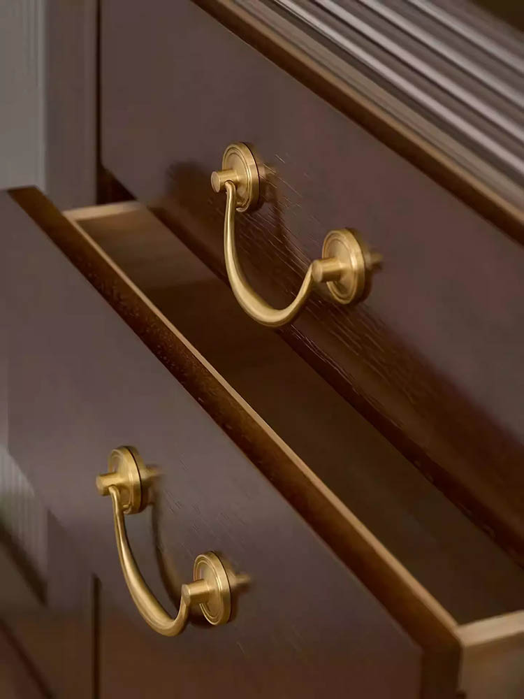 Tay nắm tủ đồng vòng cung cổ điển NDTBS02 | Flexdecor VN | 19