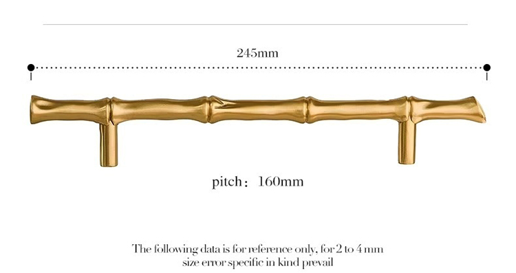 Tay nắm tủ nhánh trúc bằng đồng ZJ03 | Flexdecor VN | 27