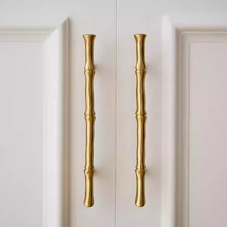 Tay nắm tủ nhánh trúc bằng đồng ZJ03 | Flexdecor VN | 23