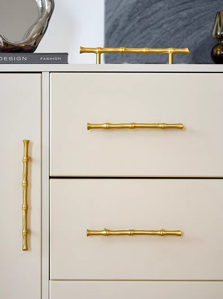 Tay nắm tủ nhánh trúc bằng đồng ZJ03 | Flexdecor VN | 17