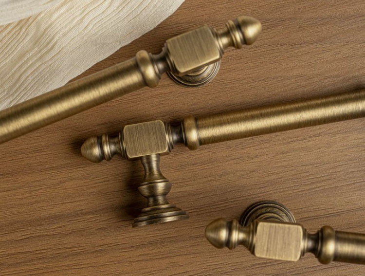 Tay nắm tủ đồng thau French Heritage HGT3286 | Flexdecor VN | 14