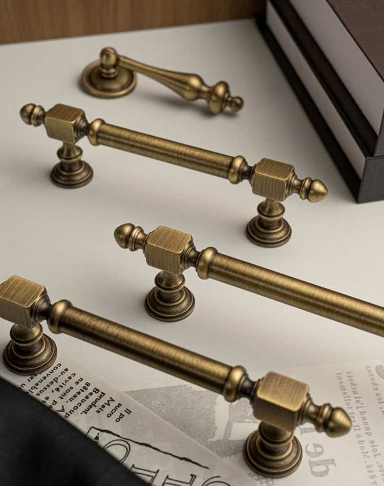 Tay nắm tủ đồng thau French Heritage HGT3286 | Flexdecor VN | 6