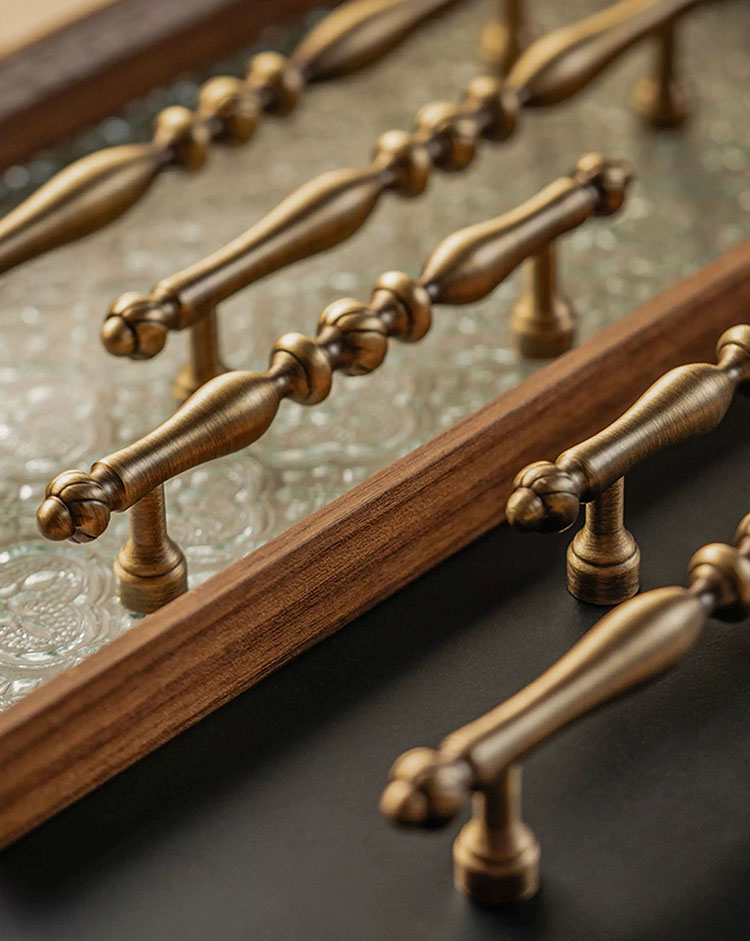 Tay nắm tủ đồng thau Vintage kiểu Pháp YTJD03 | Flexdecor VN | 10