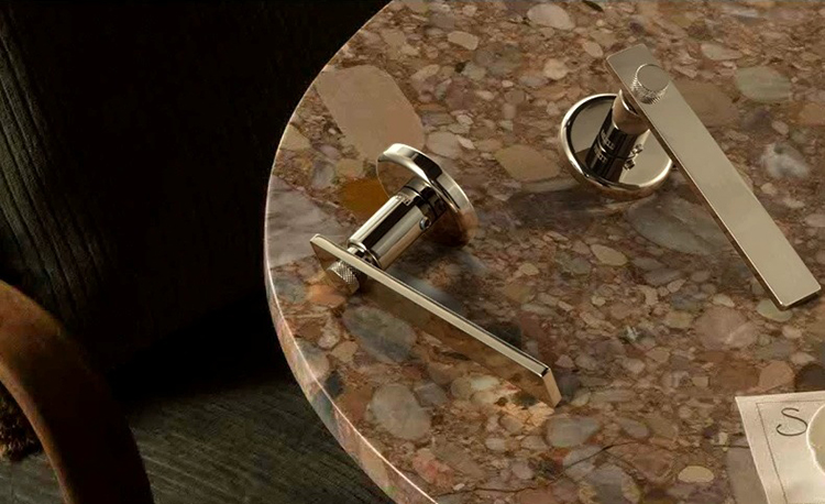 Khóa tay gạt đồng thau bạc Titan hiện đại TONA272 | Flexdecor VN | 7
