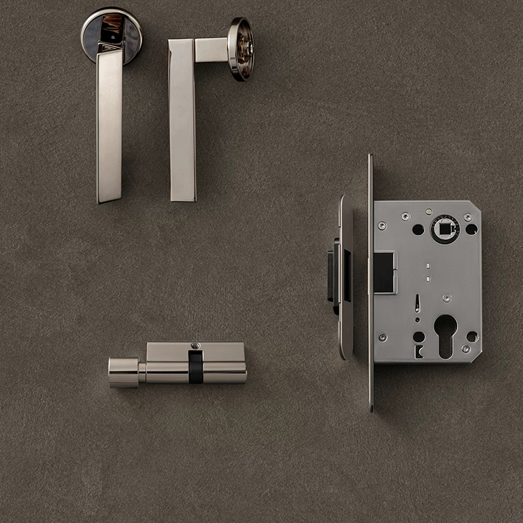 Khóa tay gạt đồng thau bạc Titan sáng tạo TONA875 | Flexdecor VN | 22