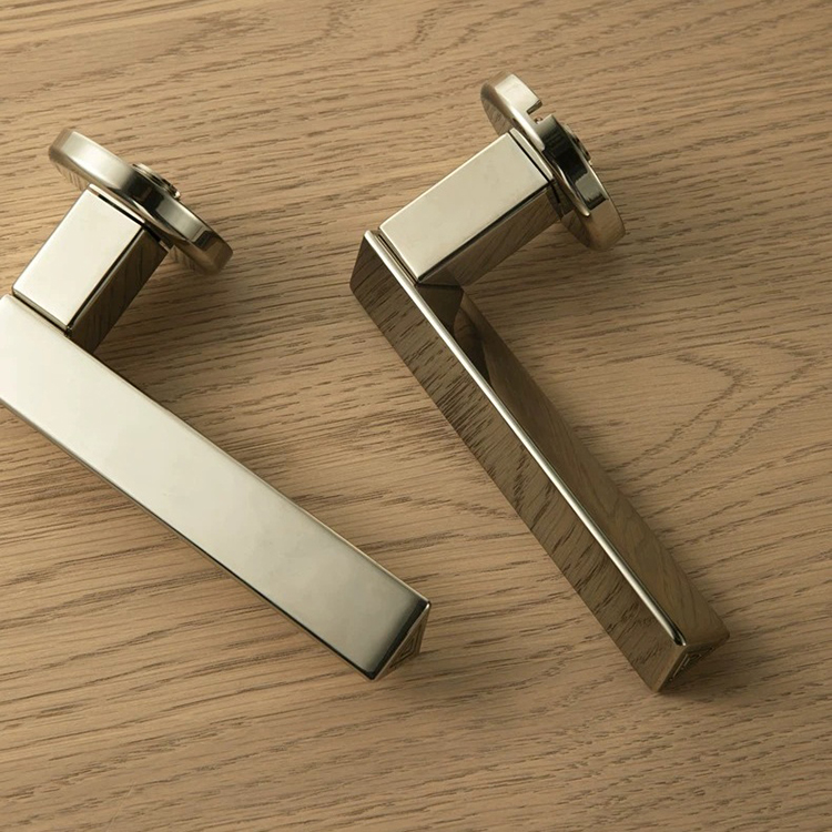 Khóa tay gạt đồng thau bạc Titan sáng tạo TONA875 | Flexdecor VN | 6